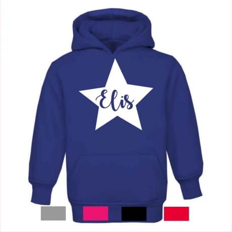 boys personalised hoodie
