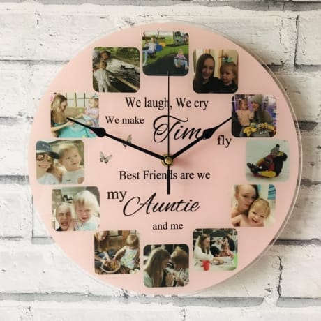 Personalised clock - We laugh, we cry...