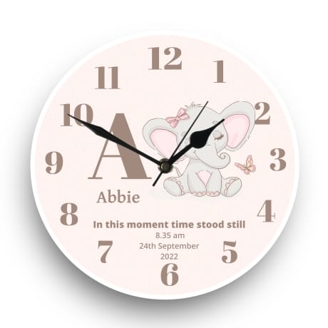 Personalised Children's clock - Moments