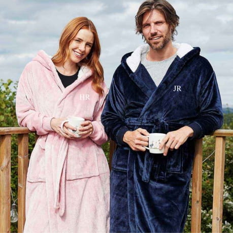 Brand Lab Unisex Hooded Cuffed Robe