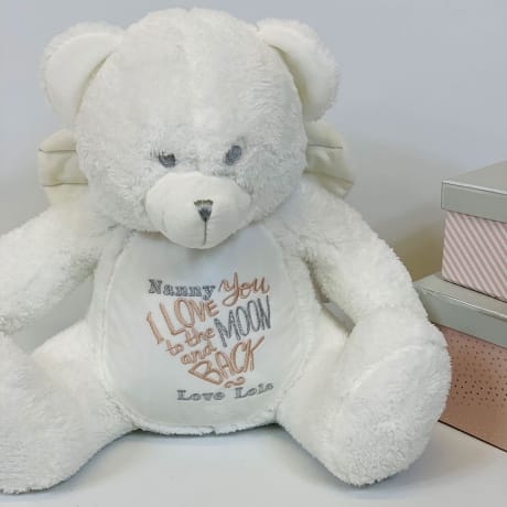 Love You To The Moon & Back Personalised Teddy