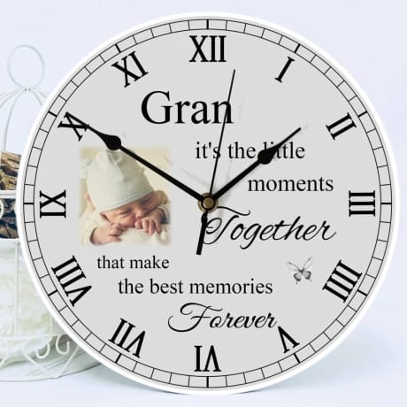 BOGOF Personalised clock - little moments