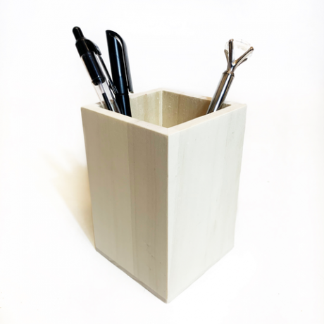 Photo Holder with Pen Happy Father/'s Day made from Bamboo Photo Stand Memory Holder Desk Caddy Quote Display