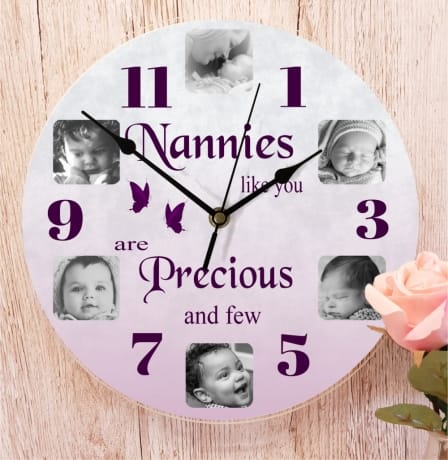  6 photo clock - Precious and few