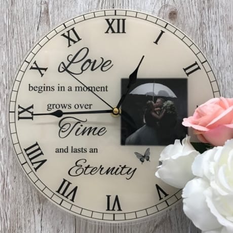 Personalised clock - Love