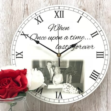 BOGOF Personalised Clock - Once upon a time 