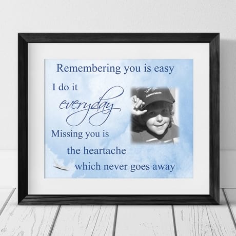 Remembering you : personalised keepsake