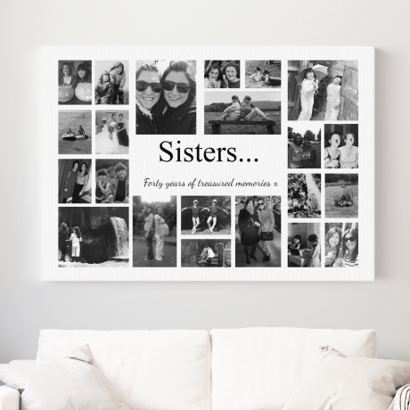 22 Photo Lg Canvas -  Sisters 