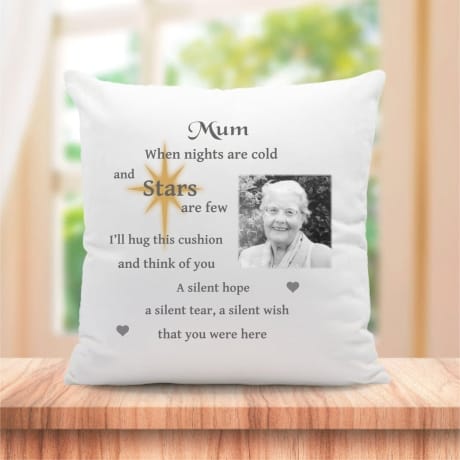 A silent hope Remembrance Cushion