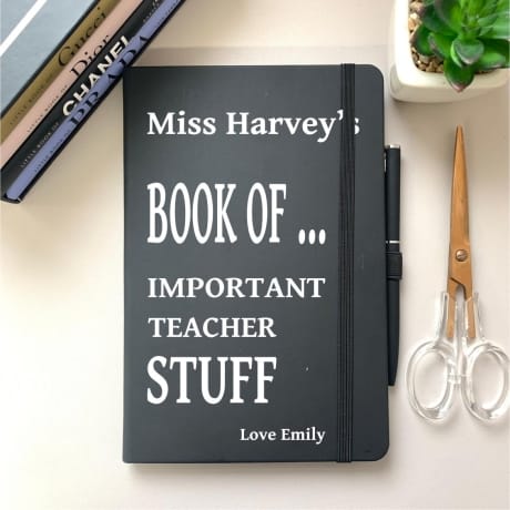 Note book Teacher Important stuff