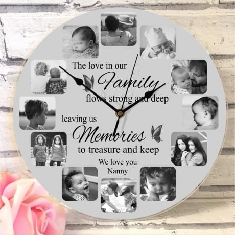 BOGOF Personalised Family Clock
