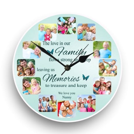 Personalised Family Clock