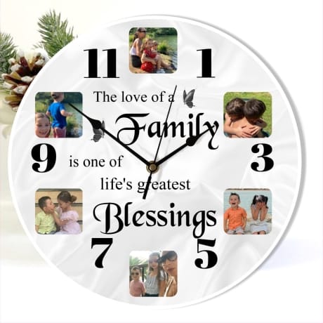 BOGOF 6 photo clock- the love of a family