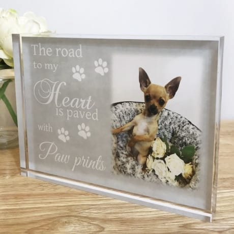 The road to my heart Pet photo block
