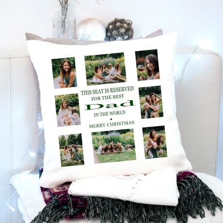 This seat is reserved Christmas Dad Cushion 
